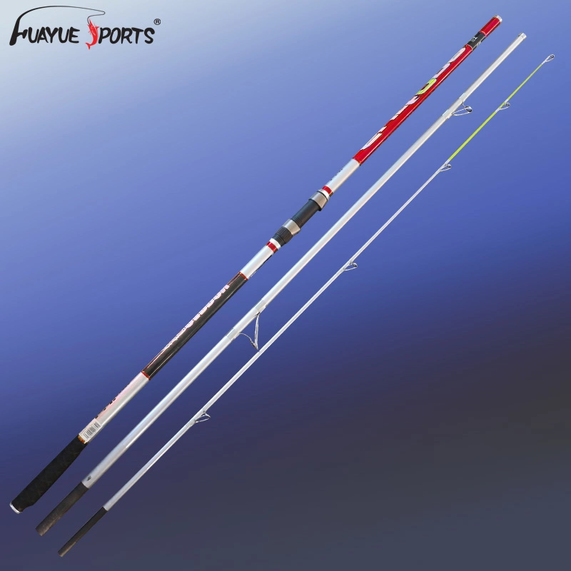 Wholesale/Supplier 4.2m 4.5m 3 Sections Surf Long Casting Carbon Fishing Surf Rods