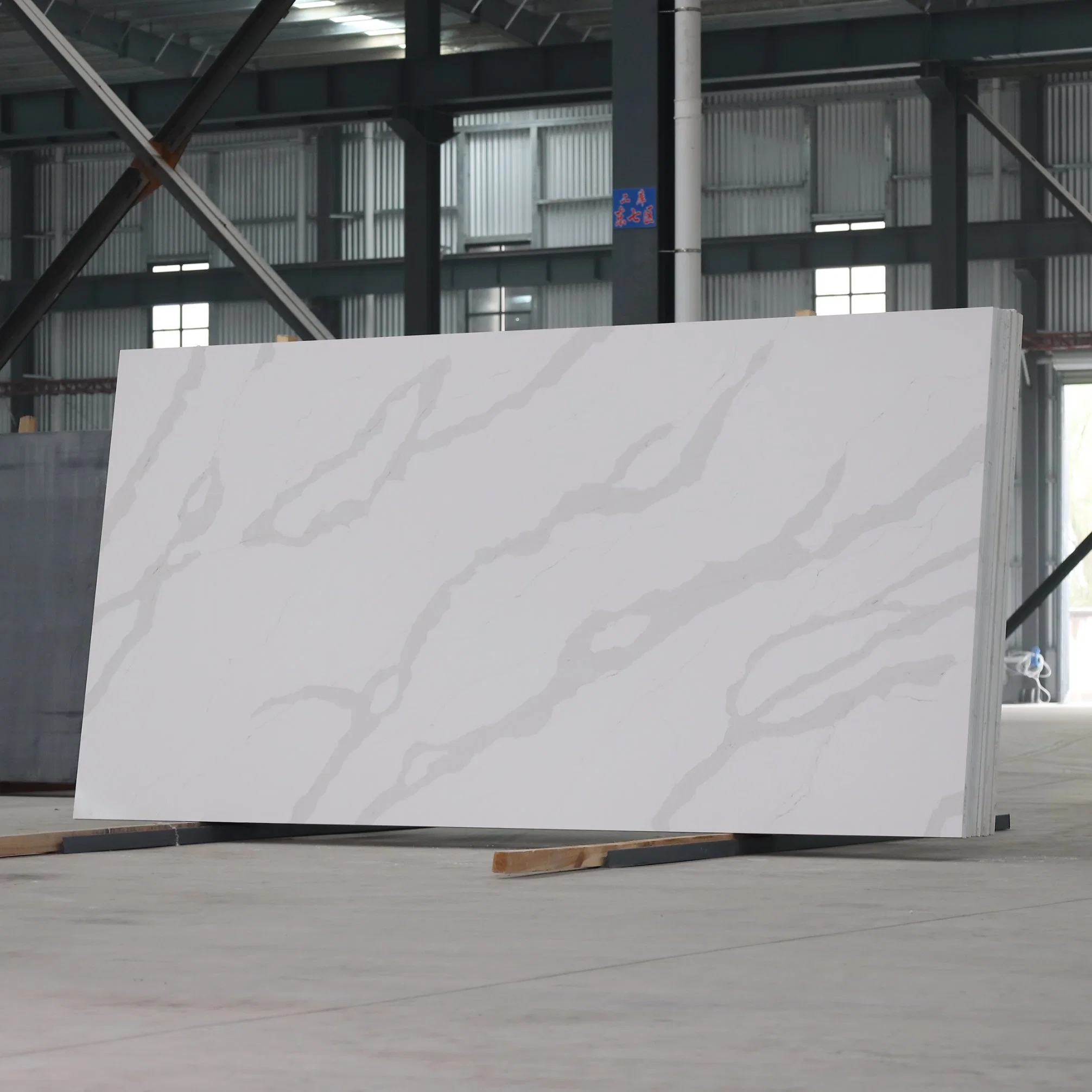 Wholesale/Supplier Prefab Solid Artificial White Quartz for Kitchen, Counter Top, Vanity Tops