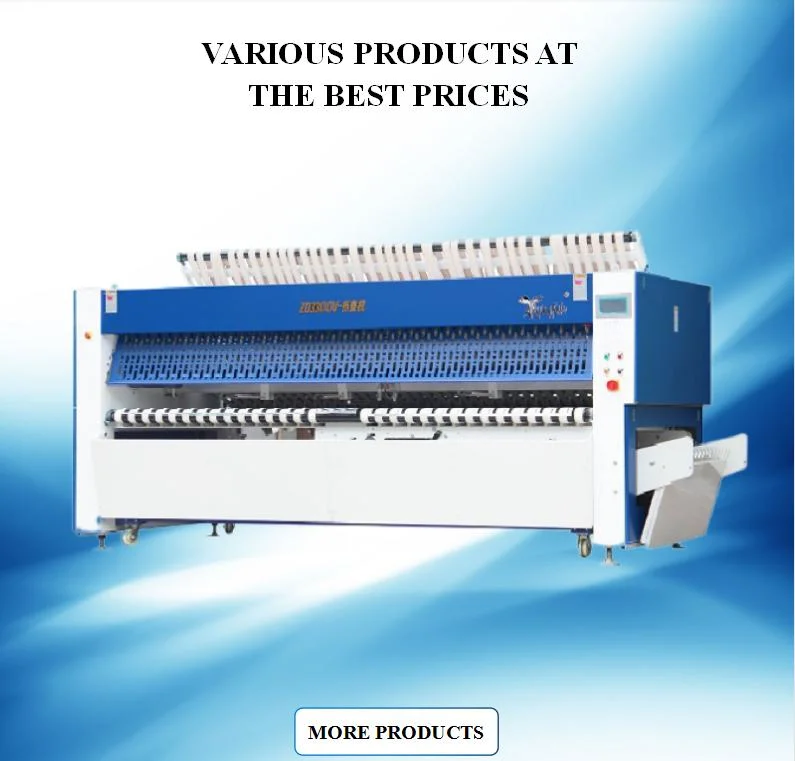 High Speed Hotel Used Pillow Case Towel Ironing and Folding Machine for Sale