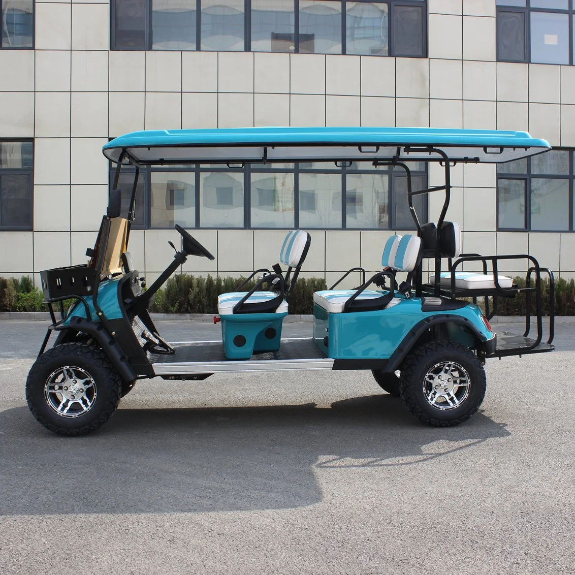 Lithium-Batterie 100km km 6 Sitze elektrische Jagd Golf Buggy