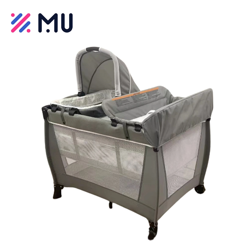 2 capas de lujo Baby Co Sleeper Playpen cama cuna con Cambiando tabla