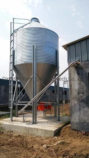 Buen precio galvanizado en caliente la cuchara/granja avícola de la torre de alimentación especial