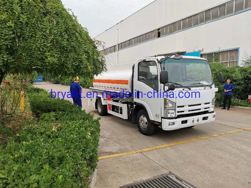 5 CBM Isuzu Nkr camiones cisterna de combustible con el mejor precio de venta