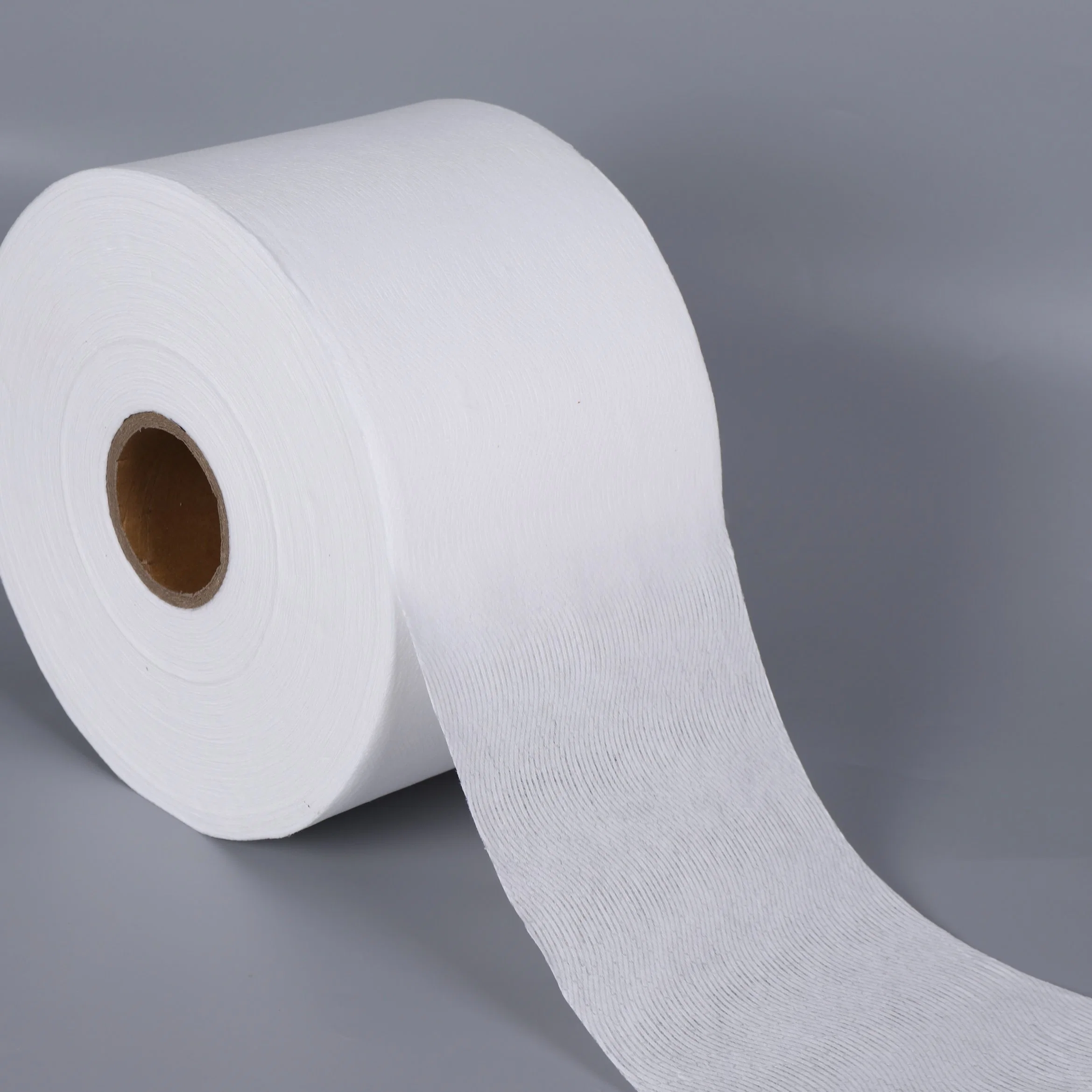 Spunlace Nonwoven Fabric Rolls 40GSM for Wet Wiping Cotton Fabric