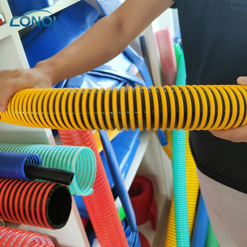 Flexible Plastic Reinforced PVC Helix Water Pump Suction Discharge Spiral Tube Hose