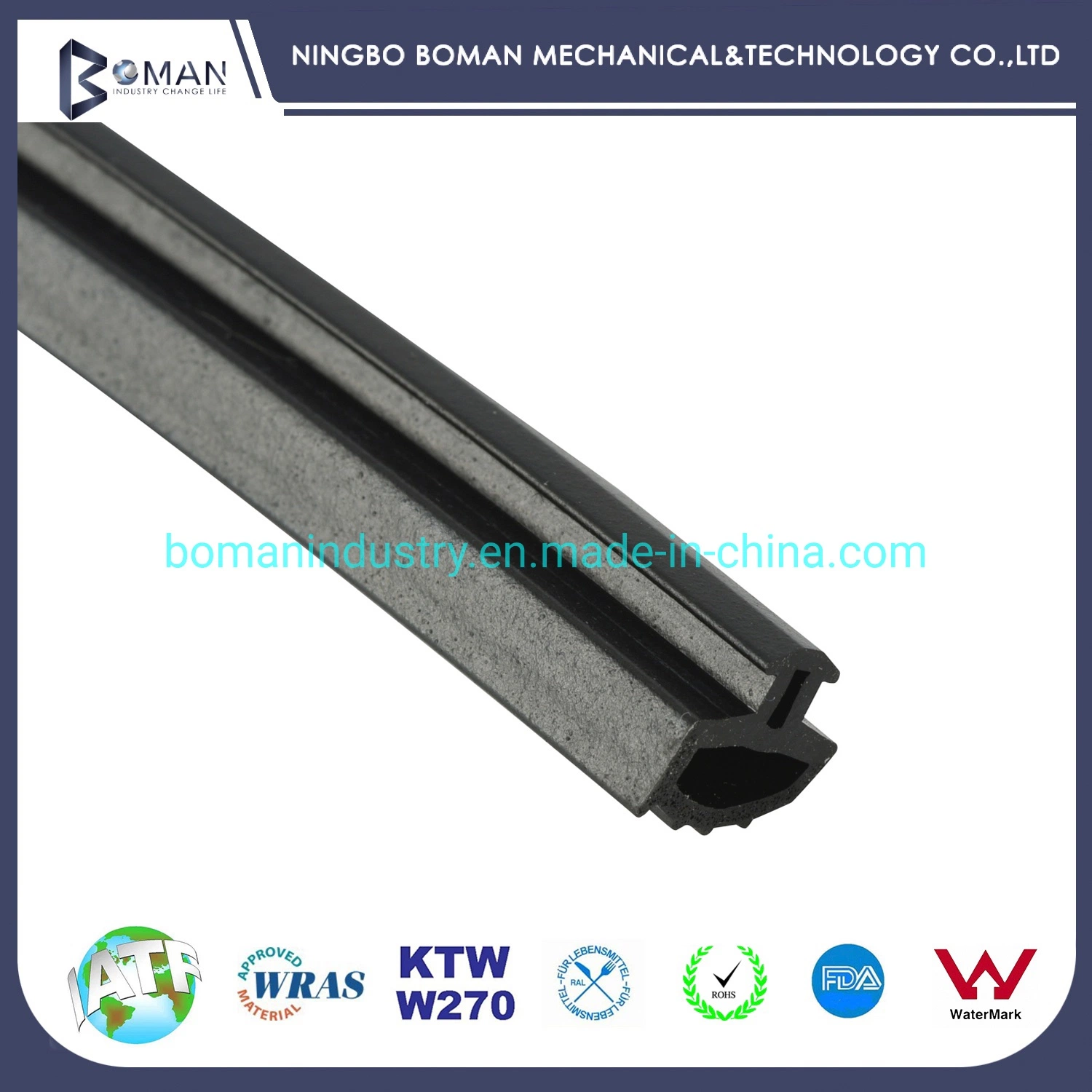 Install Rubber EPDM Trim Seal Strip for Car Doors