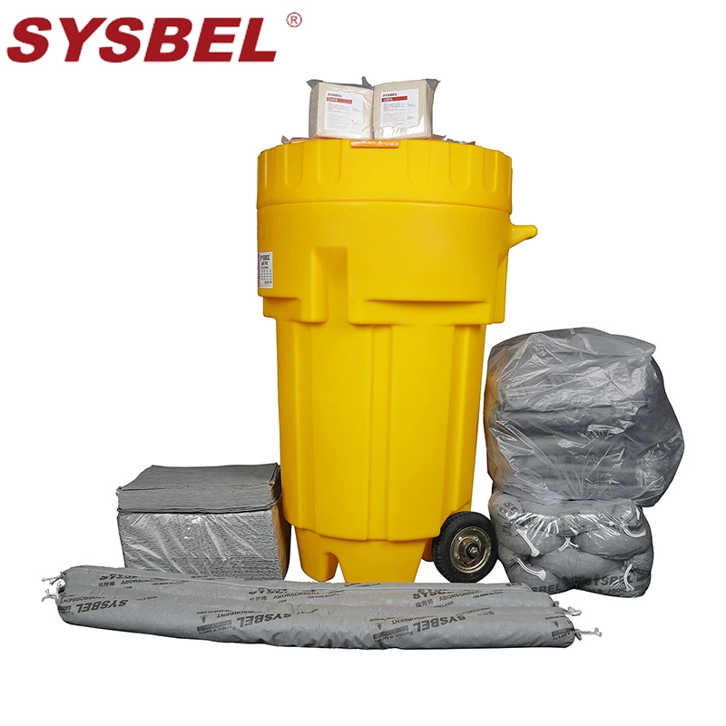 65 Gal Universal Spill Control Kits with Wheeled Poly-Overpack Salvage Drum (SYK650)