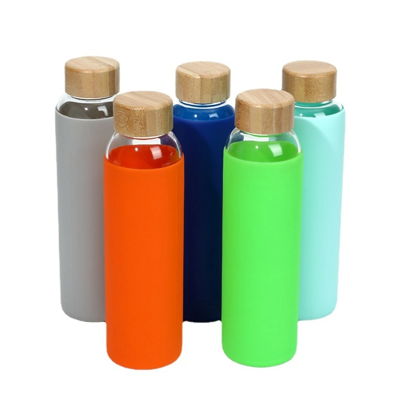 Custom Cross Border for Portable Super Large Capacity High Borosilicate Water Cups Amazon Single-Layer Conveniently Glass Sports Water Bottles