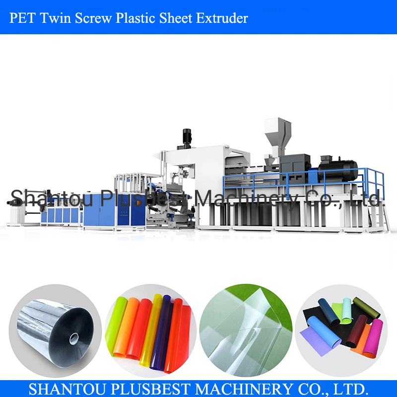 Small Plastic Sheet Board Extruder Pet/PP/PS/PLA Flakes Recycle Plastic Sheet Extrusion