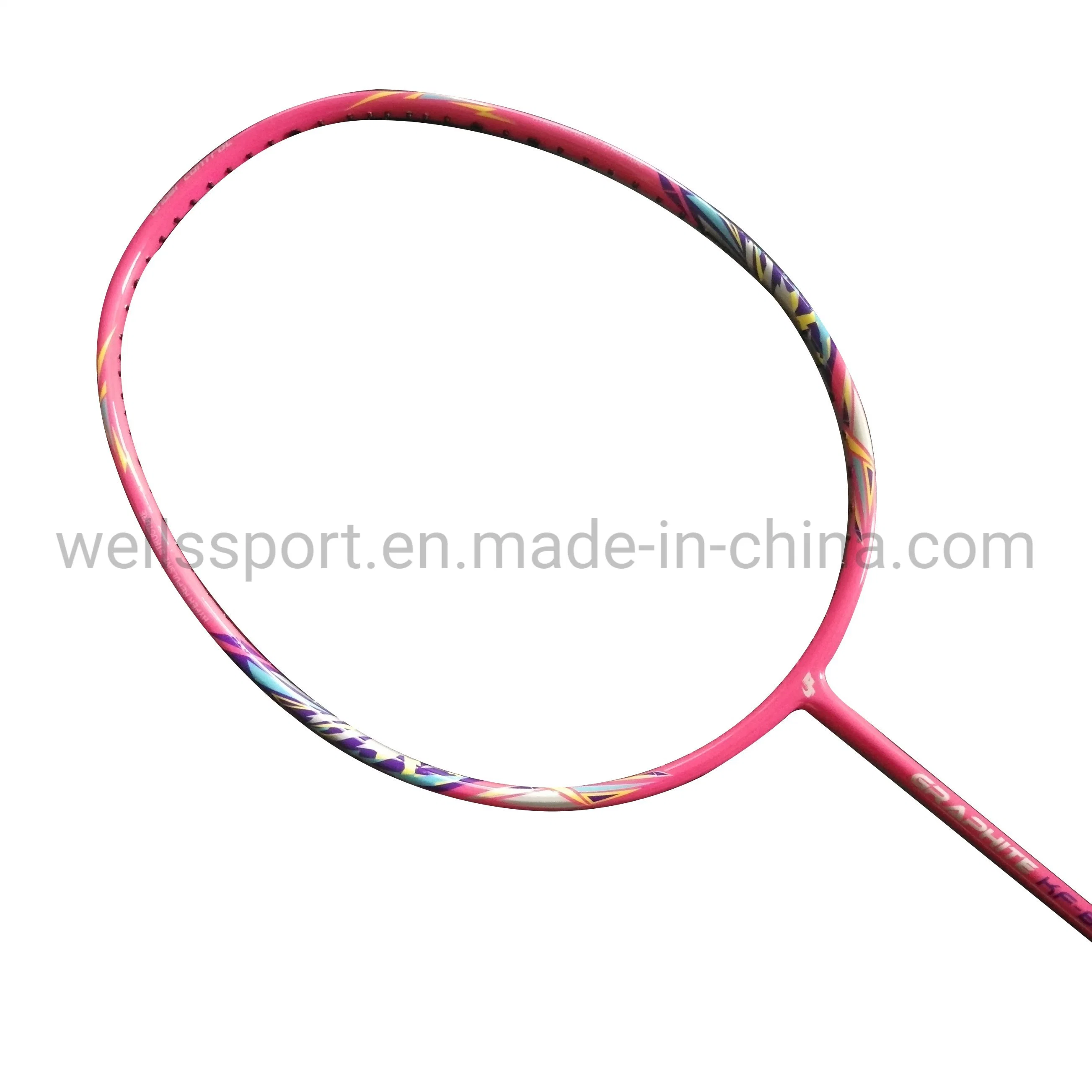 Factory OEM Half Carbon Badminton Racket Badminton Racquet