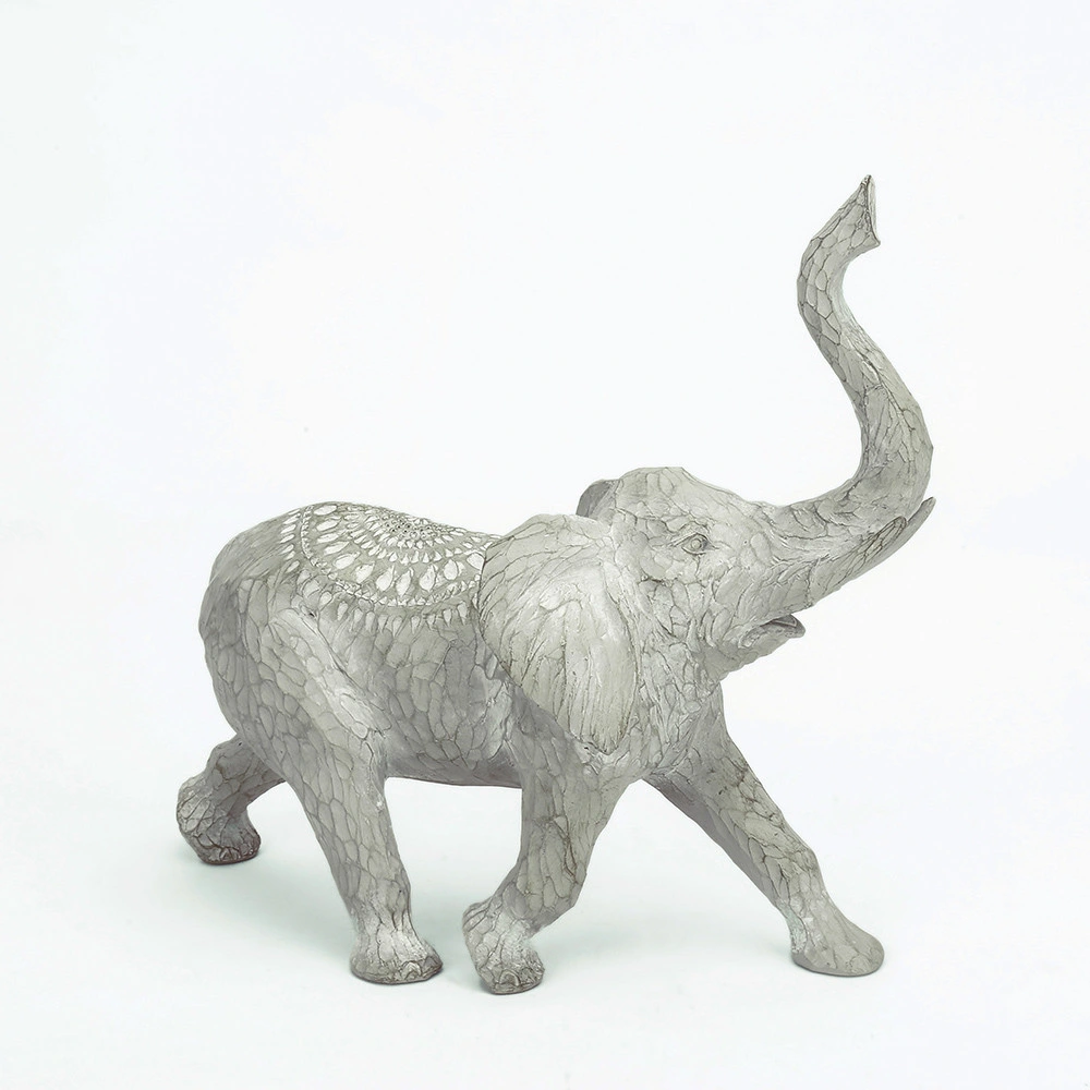 Home Decoration Craft Wholesale/Supplier Baby Elephant Large Resin Statue