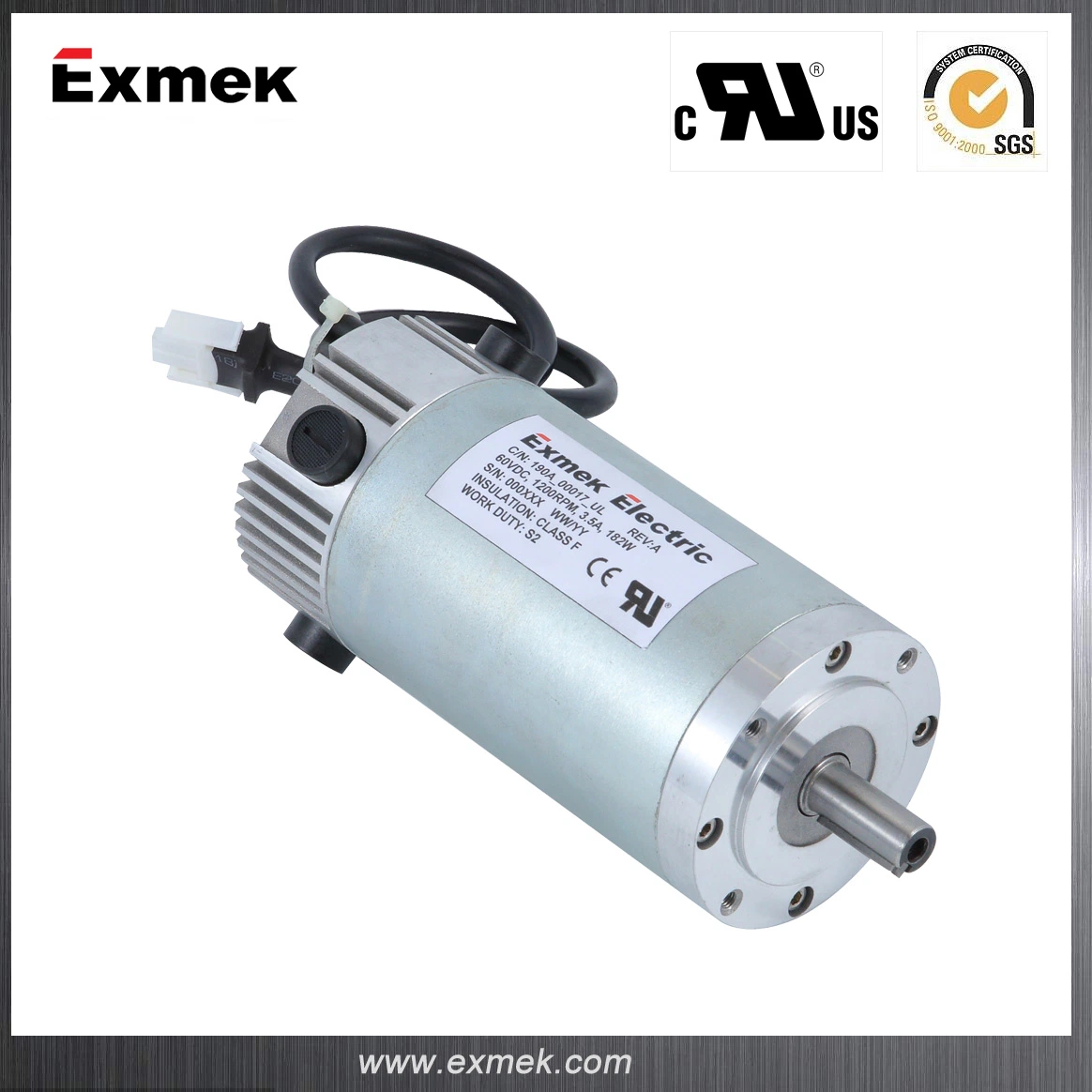 UL Certified DC Brush Electric Motor