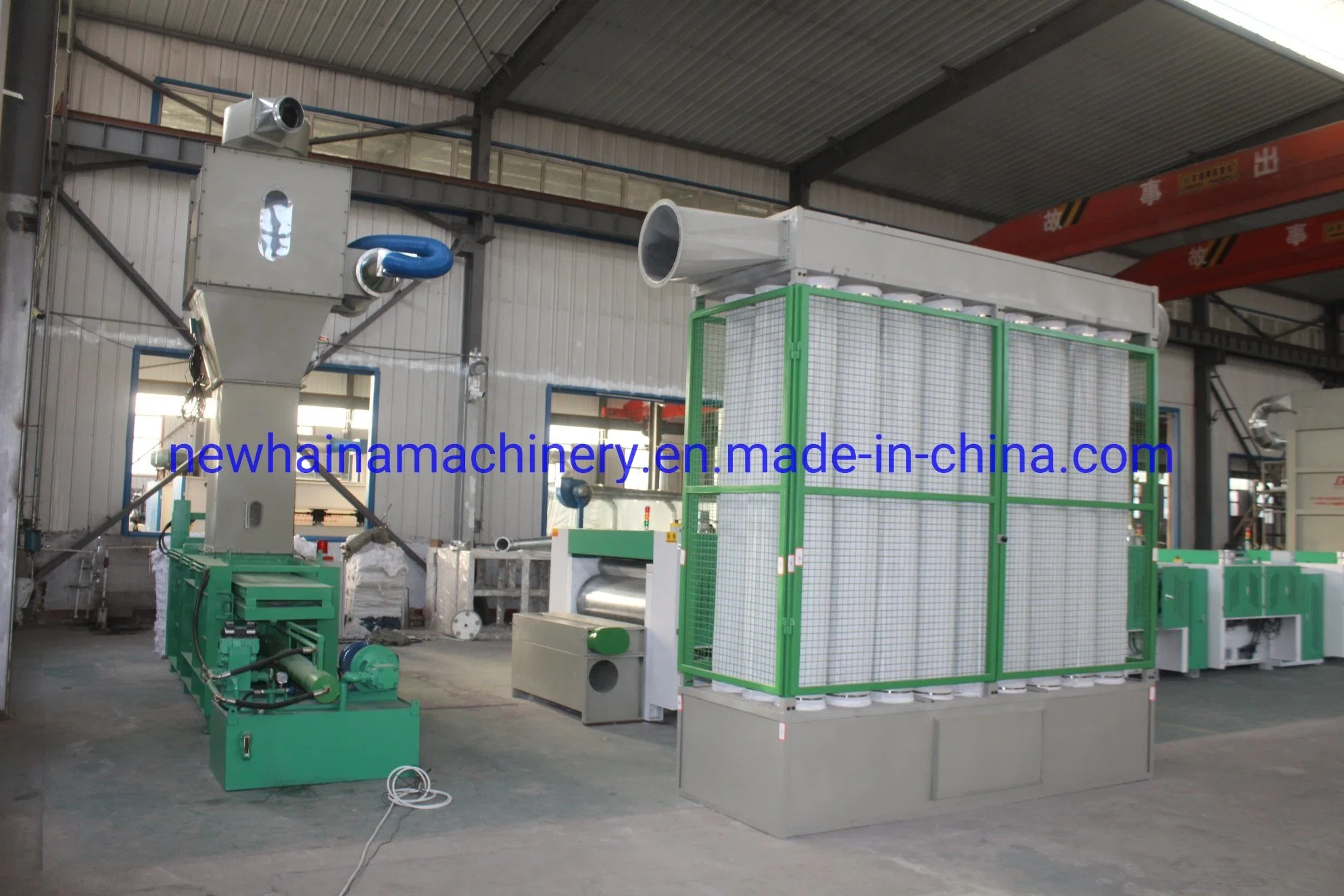 Cotton Textile Iron Roller Opening Machine Fiber Opener Roller Opening Machine Textile Waste Opening and Loosening Whole Line-Textile Recycling Machine Line