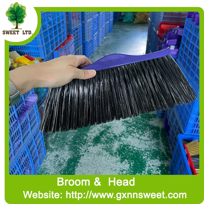 Plastic Broom Low Price Good Quality Italian Balai Brosse Scopa Brush Discount Head Outdoor Food Pet Feature Stick Eco Material