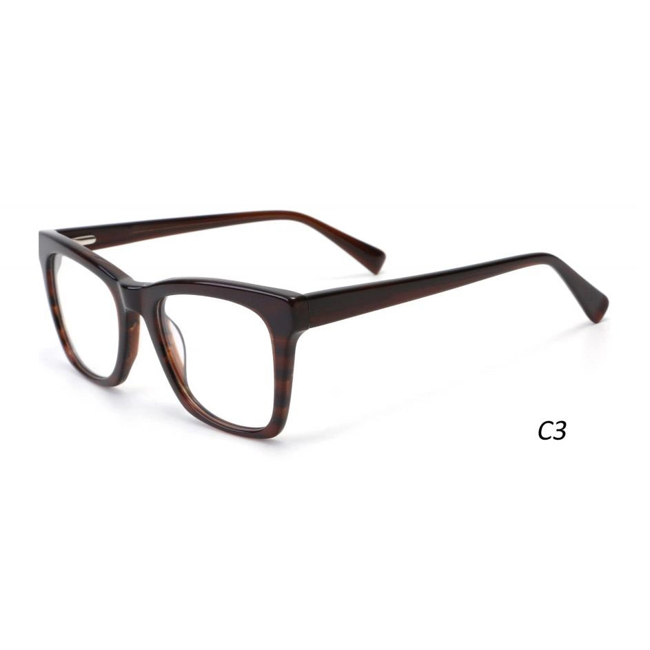 Fast Shipping Hade Made Acetate Optical Frames with Spring Hinge Oversize Eyeglasses