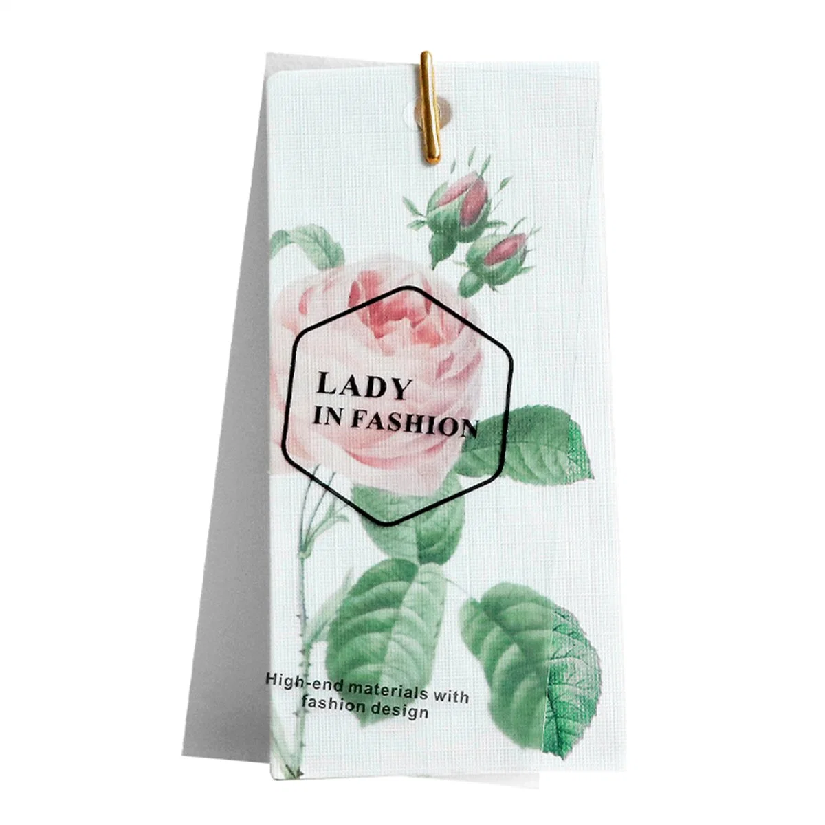 New Promotion Kraft Paper Hang Tag New Design Card Paper Clothing Hang Tags Made in China