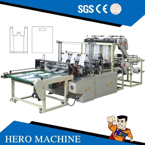 Wholesale/Supplier All Type Plastic Bag Making Machine for T-Shirt, Vest, Shopping, Patch, Flower, Chicken, Flat, Garbage Bag