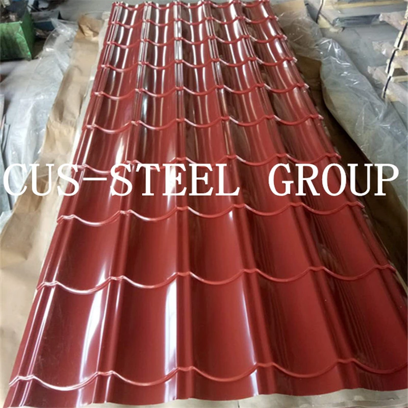 Prepainted Glazed Roofing Materials Profile/Colorbond Corrugated Trimdek Roofing