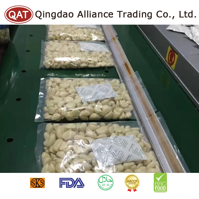 China Canned Fresh Peeled Garlic in Jar Whole Peeled White Garlic with High quality/High cost performance 