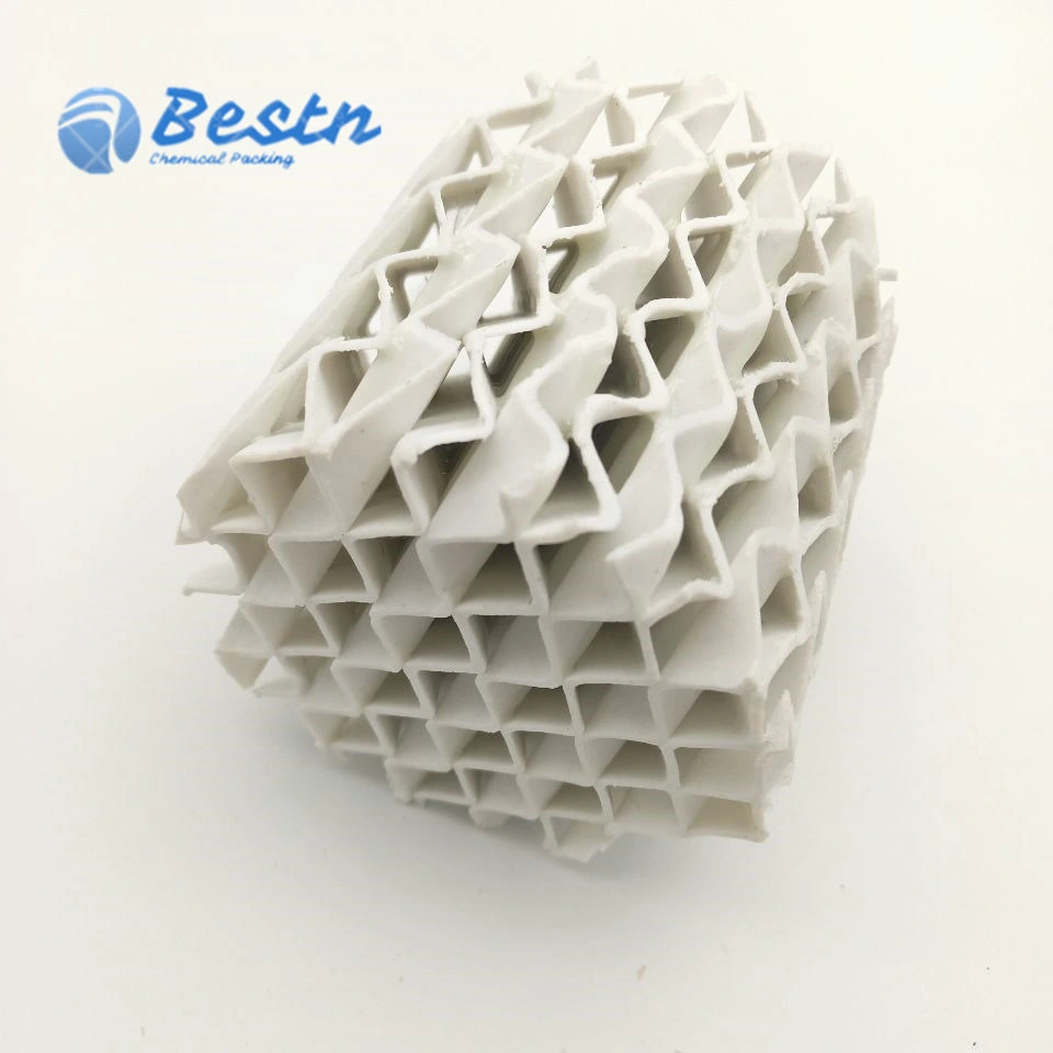 Light Corrugated Ceramic Packing 125X/Y Ceramic Structured Packing Tower Packing