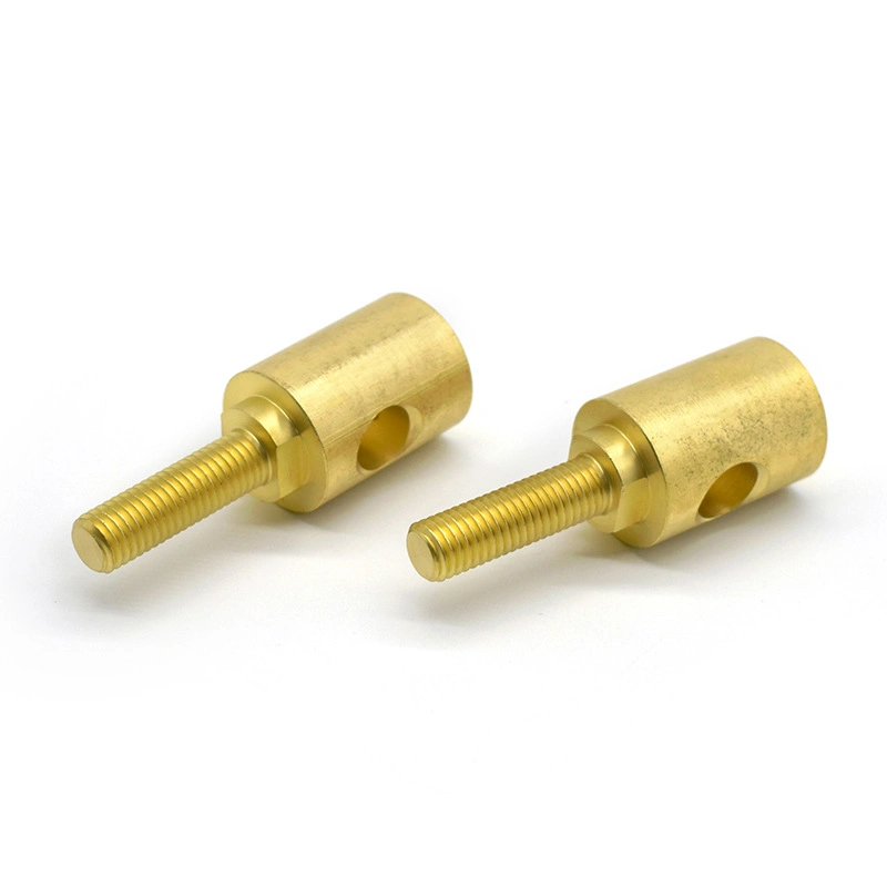 Factory Manufacturing H59-2 High Voltage Terminals Copper Nut Non Standard Precision Shaft Inserts Terminals Nut Post Terminal Accessories