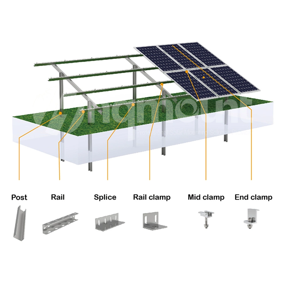 Chine système de mise à la terre de panneau solaire de bonne qualité montage solaire au sol