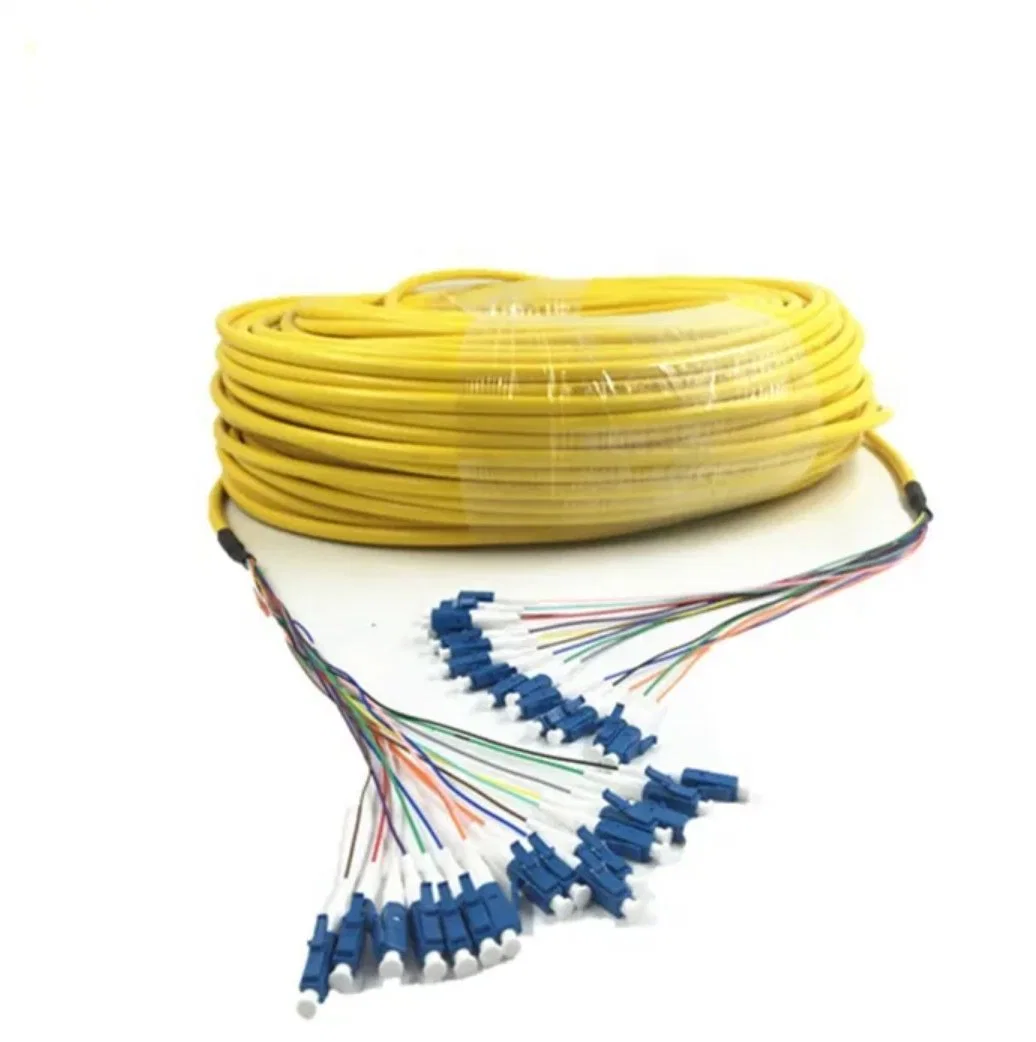 4 6 8 12 16 24 48 Core Multi Fiber Optic Patch Cord Bunchy Type Single Mode Multimode Indoor Breakout Armored Cable