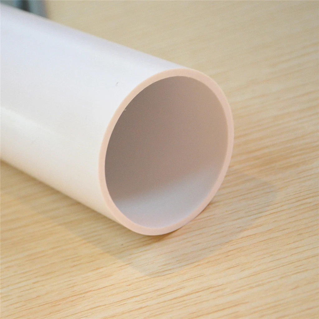 PVC Extrusion Data Strip Plastic Round Pipe for Supermarket Shelf