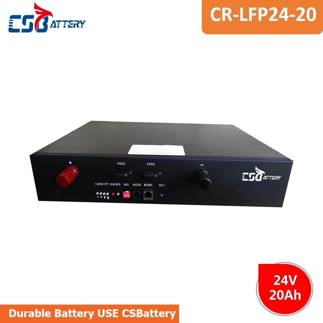 Csbattery 24V10ah 19inch Größe wartungsfreie Lithium-Eisen-Phosphat-Batterie Packung für Elektro-Bike/Power-Storage/Boo