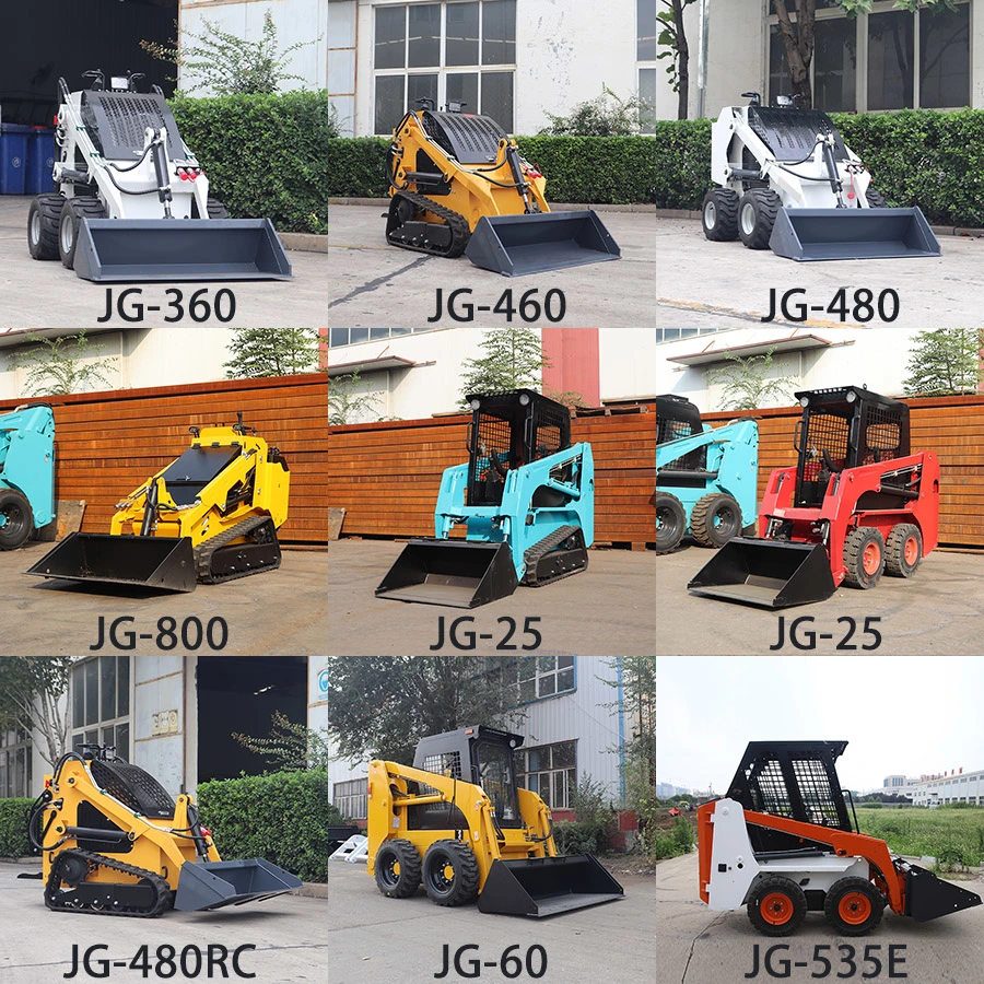 Multifunktionales CE EPA Home Farm Garden Benzin Diesel Mini Klein Micro Compact Skid Steer Loader zum Verkauf