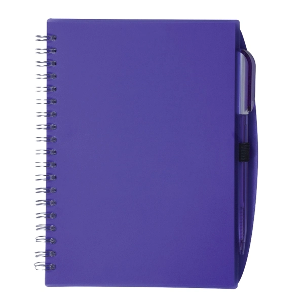 Spiral Unlined Notebook with Pen