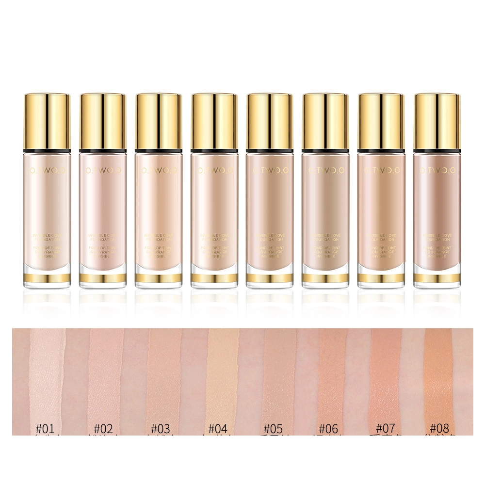 O. Two. O Gold Natural Makeup Flawless Cover Invisible Pores Bb Cream Moisturizing Liquid Foundation