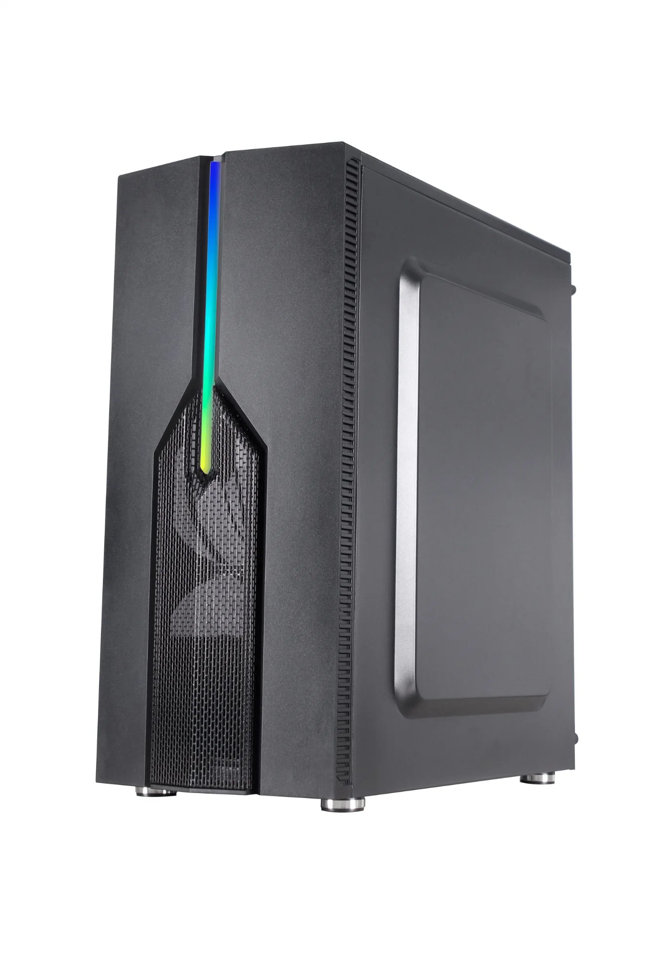 Hot Sale ATX Computer Part PC Desktop Computer Case with RGB Strip Design