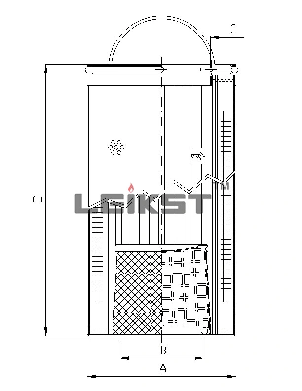 15208-W1116 Leikst Lube Oil Filter P550268 250028032 Wg465 8603535 1381235 Cartridge Filter Element Lf3435