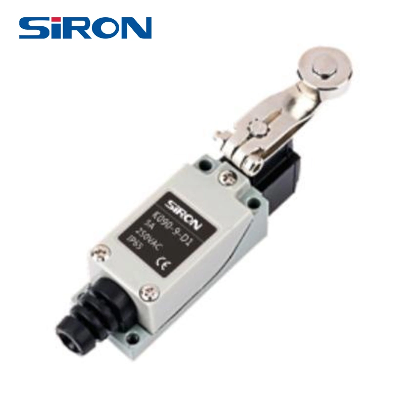 Siron Stainless Steel Roller Omron Rotary Metallic Bottom Shell Electrical Limit Switch Waterproof CE IP65 Limit Switch