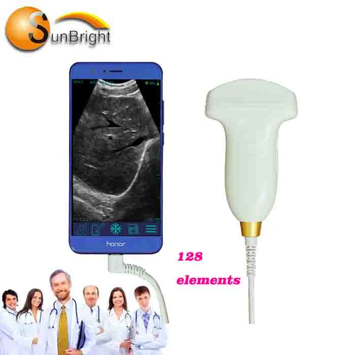 Precio médico de Doppler transcraneal con sonda convexa inalámbrica USB Connect Android