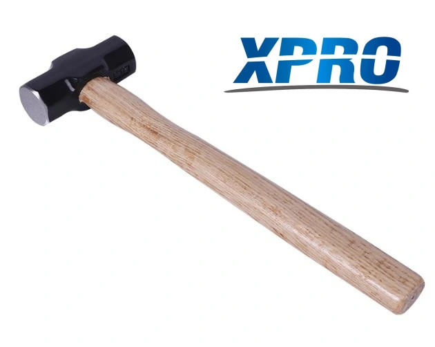 Carbon Steel Double-Face Sledge Hammer with Wood Handle 3lb