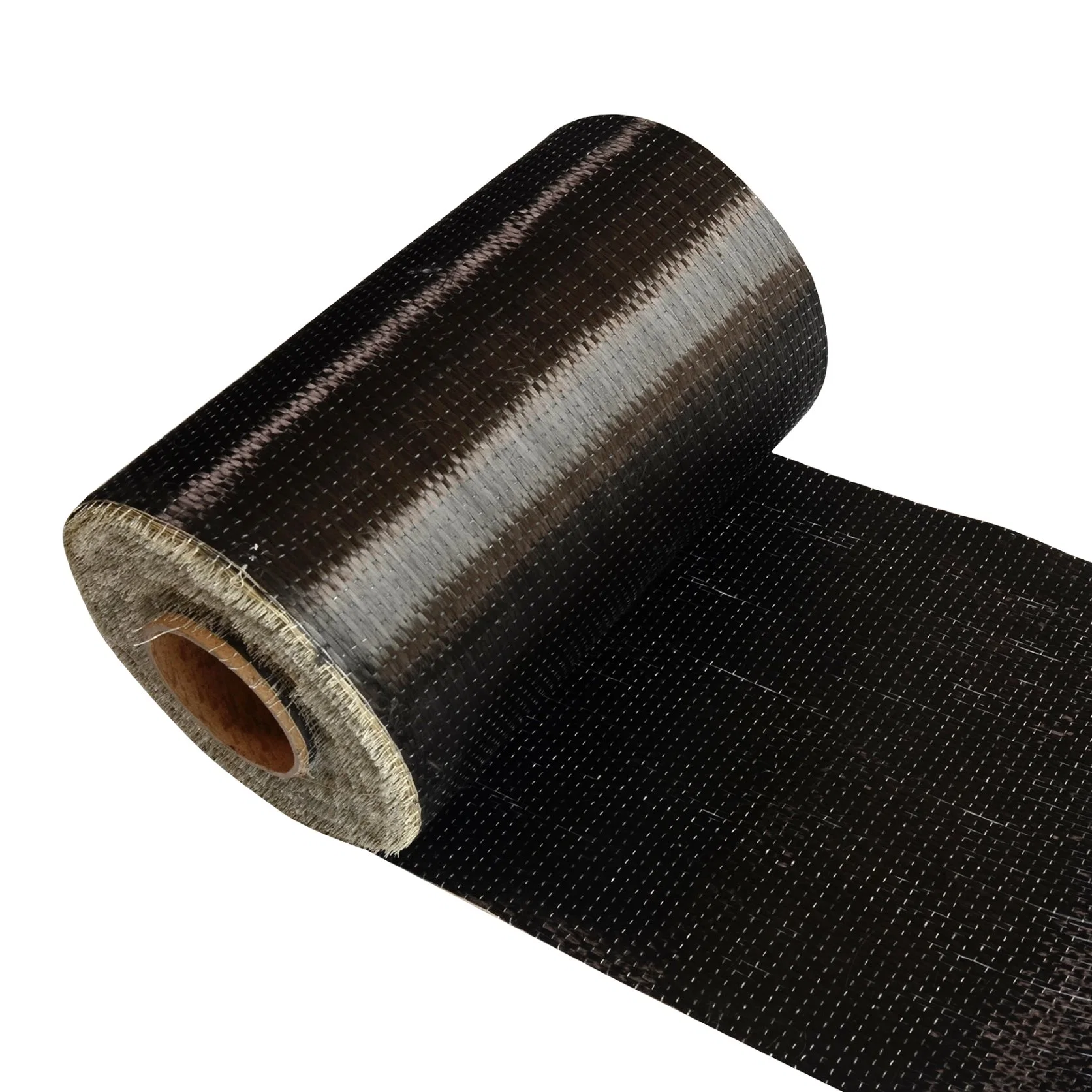 Unidirectional Basalt Fiber Fabric 300GSM Black Basalt Fiber Cloth for Construction Reinforcement