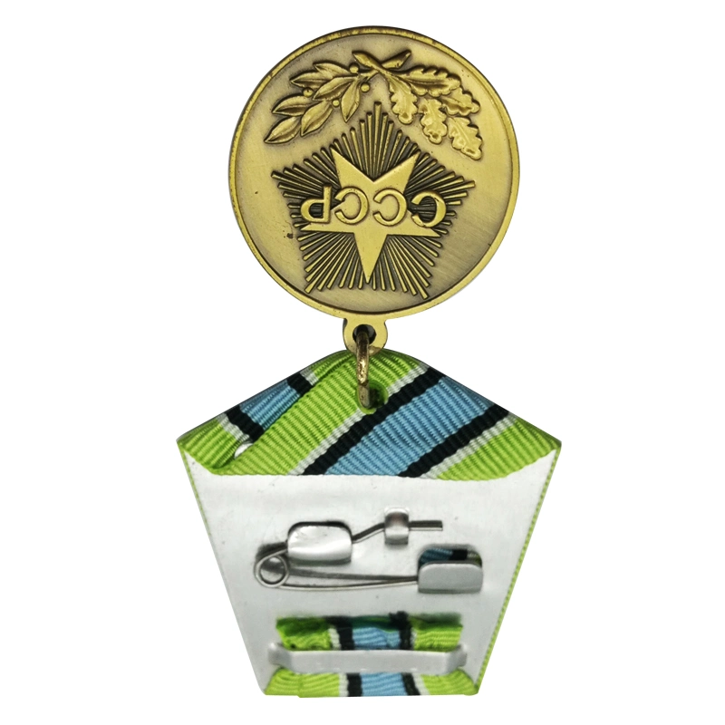 Factory Price Customized Marathon/ Boxing/ Football Gold Vector Award Medals Customized Zinc Alloy Die Casting Gold/Silver Plane Award Medallion/ Medals (160)