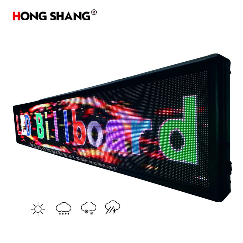 P5 Outdoor Gas Station Price Board LED Signage Rolling Advertising Panel