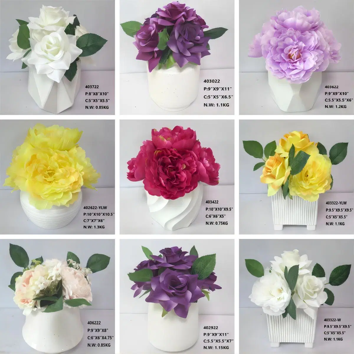 OEM Factory Customized Real Touch Silk Flowers Home Decor Wedding Centerpieces Rose Flower Wall Plastic Flower Wholesale/Supplier Artificial Flower Manufacturer in China