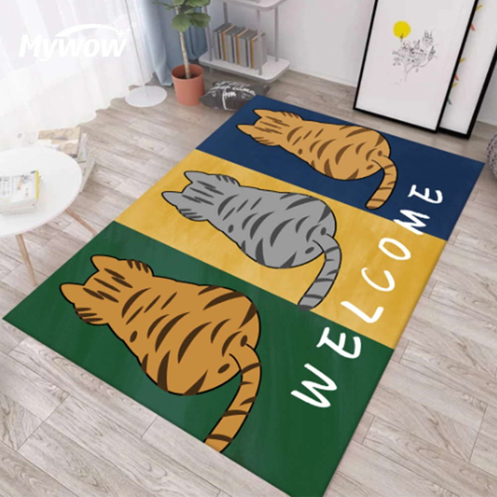 La puerta de diseño moderno piso alfombra Mat Sala Infantil alfombras