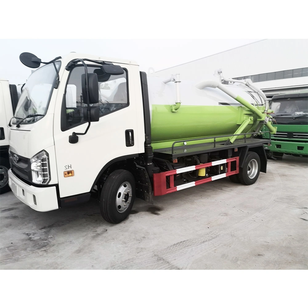 High Pressure 8cbm Sewage Cleaner Vacuum Sewage Suction Truck for Sale