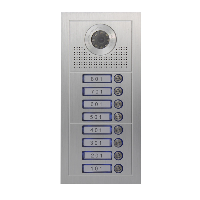 هاتف الباب ذو الفيديو-Doorphone لـ 12 شقق