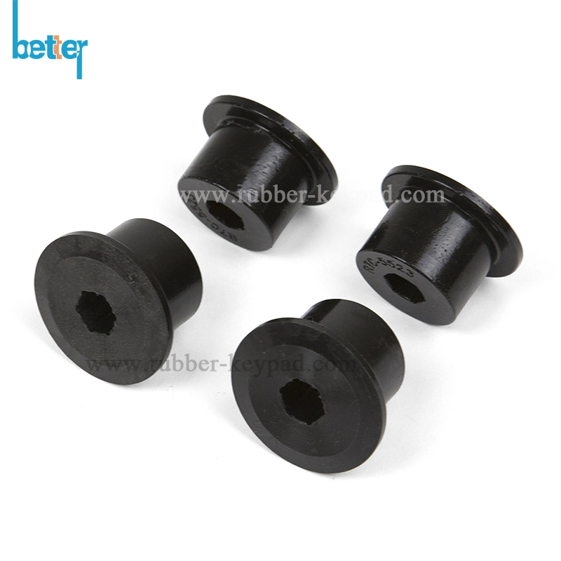 Flanged Silicone Rubber EPDM Neoprene Cable Wire Cord Isolator Bushing