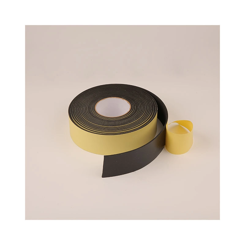 Strong Adhesion EVA Black Sponge Foam Rubber Tape Anti-Collision Seal Strip