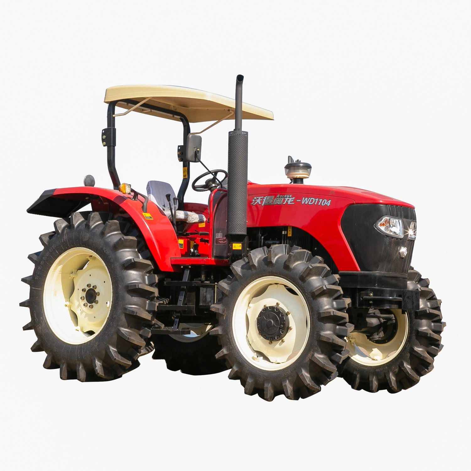 4WD Wheel Agricultural China Farming Tractor with ISO CE