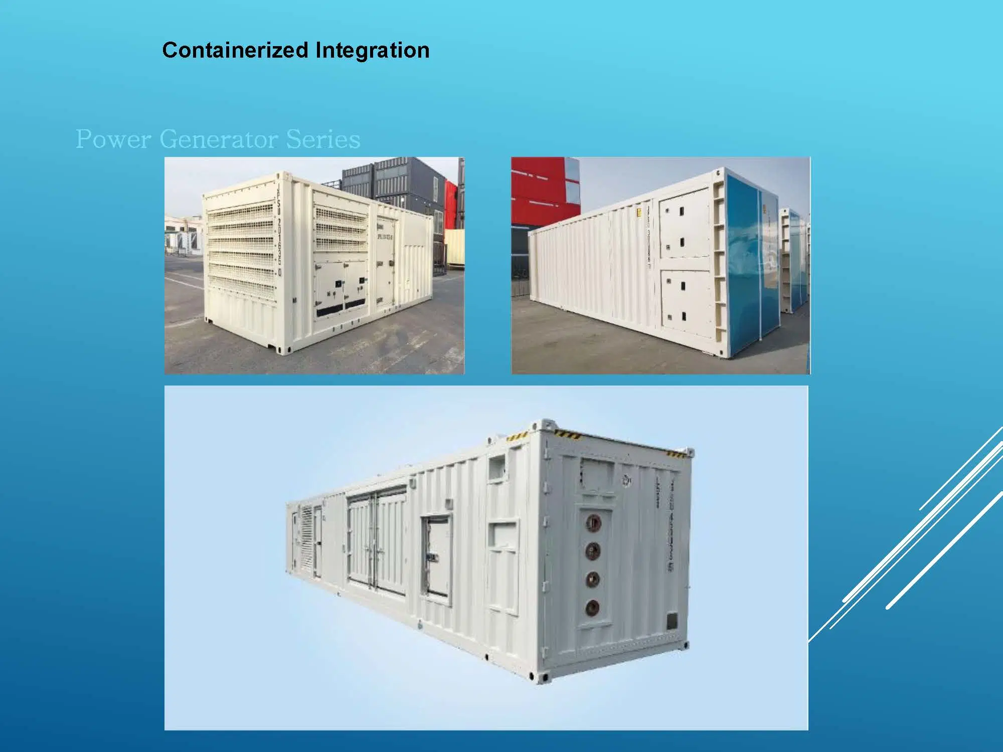 Equipment Integration Containerised for Generator Transformer