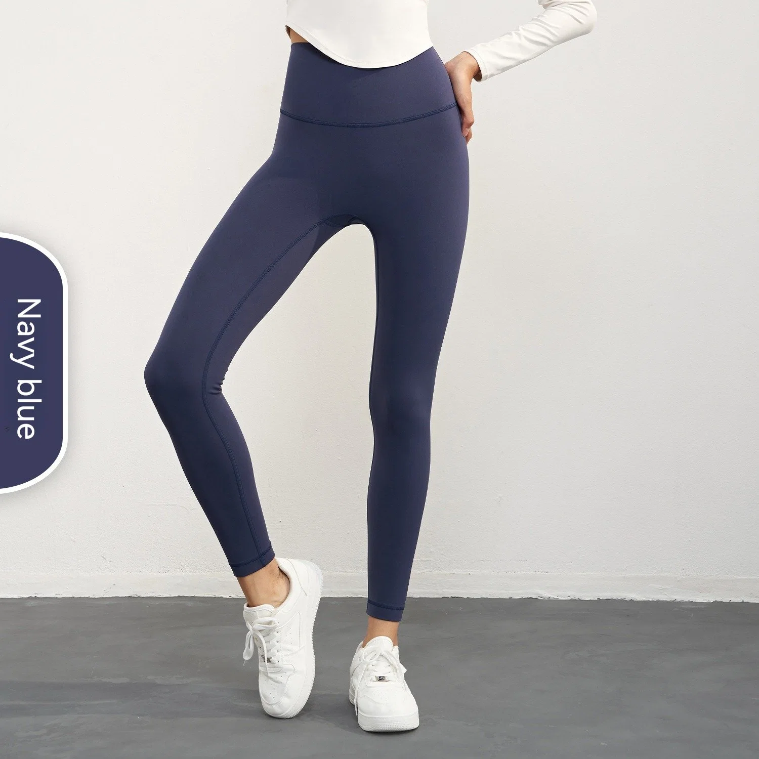 Nuls Thin Plush Hip Lifting High Waisted Long Leg Jogging Pants