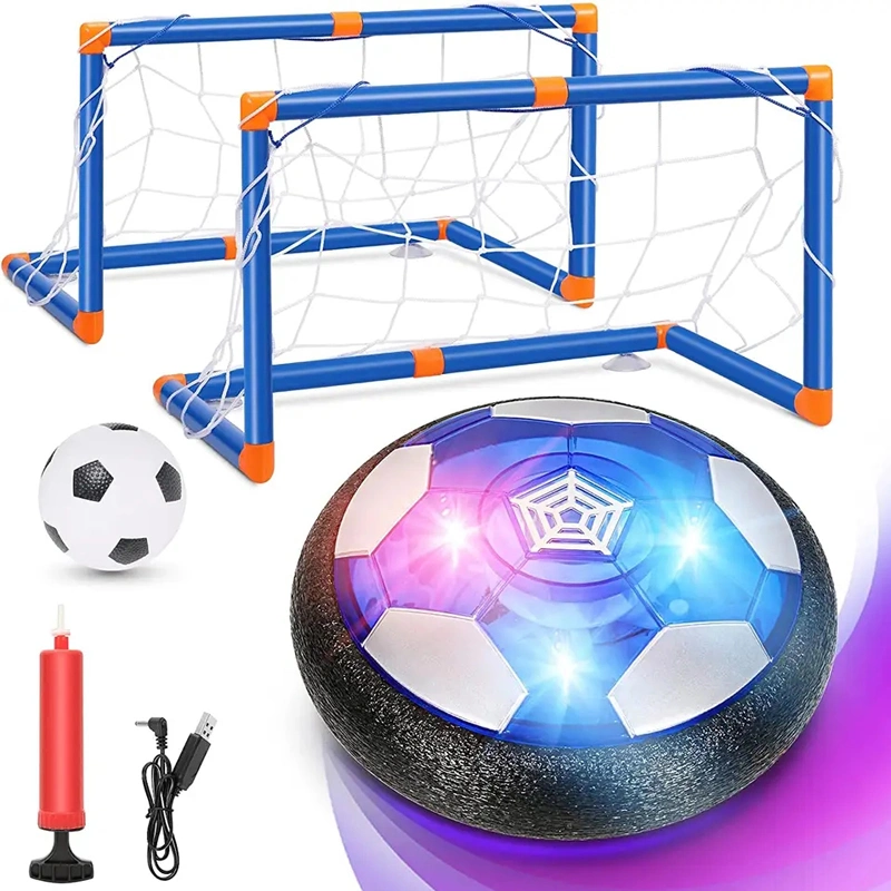 Wholesale 2-in -1 Suspended Soccer Ball Childre Toys Indoor and Outdoor Kids Funny Sport Toy Football Hockey Set with LED Light